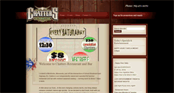 Desktop Screenshot of chattersrestaurantandbar.com